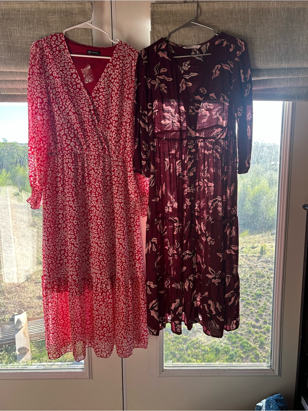 Two Midi Dresses - like new, PrettyGarden and Sonoma